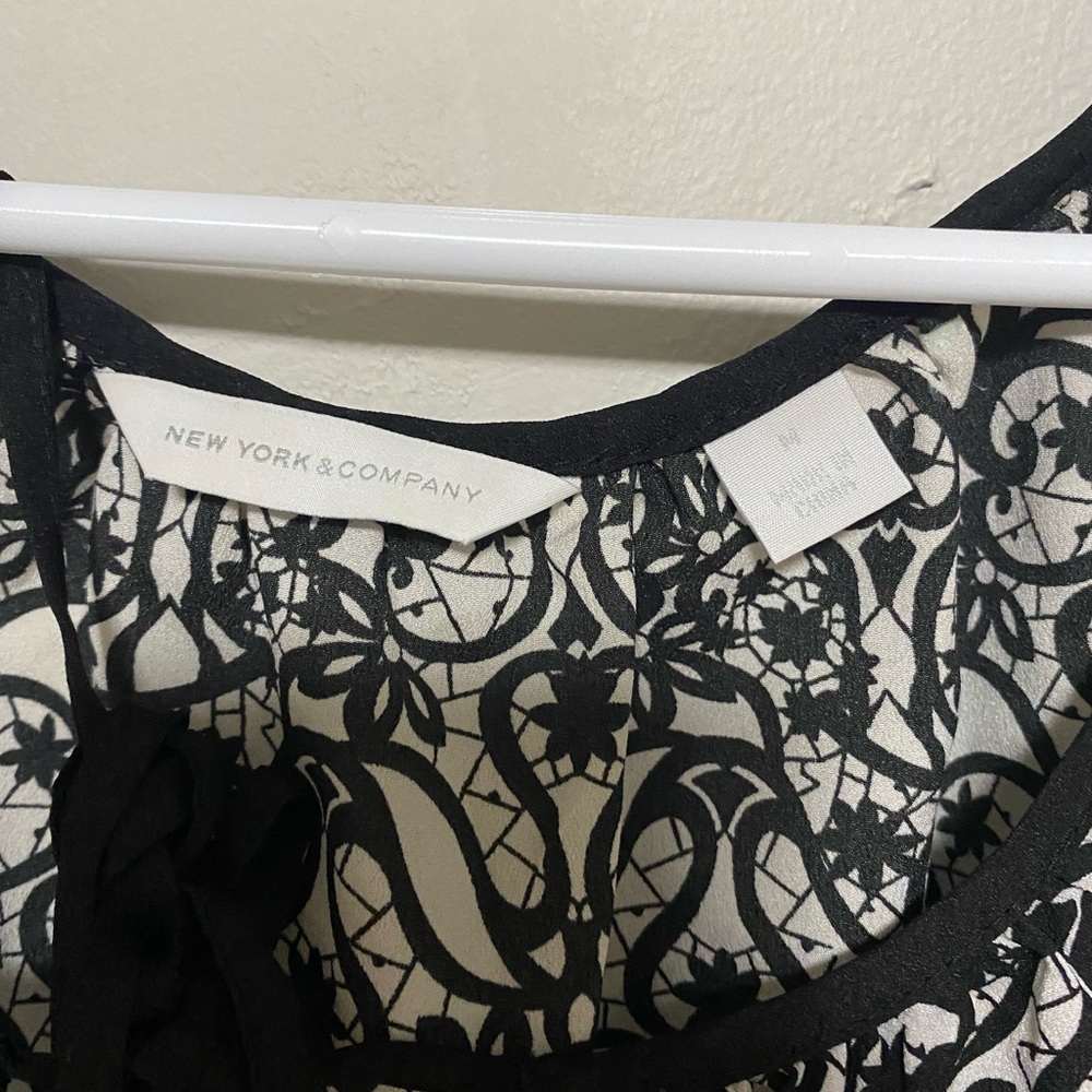 New York and Company Top with Shoulder out